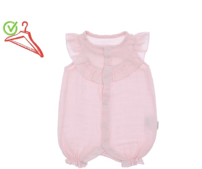 3-9 Ay Bebe Kız Askılı Tulum Çizgili Simli