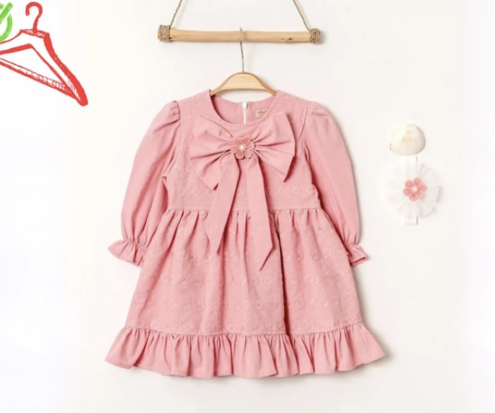 9-24 Ay Kız Elbise Çiçekli