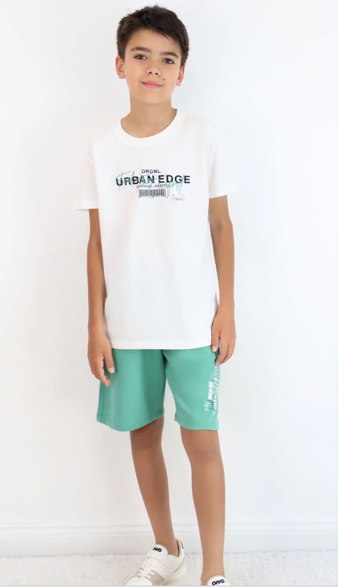 EDGE BASKILI ŞORTLU TAKIM